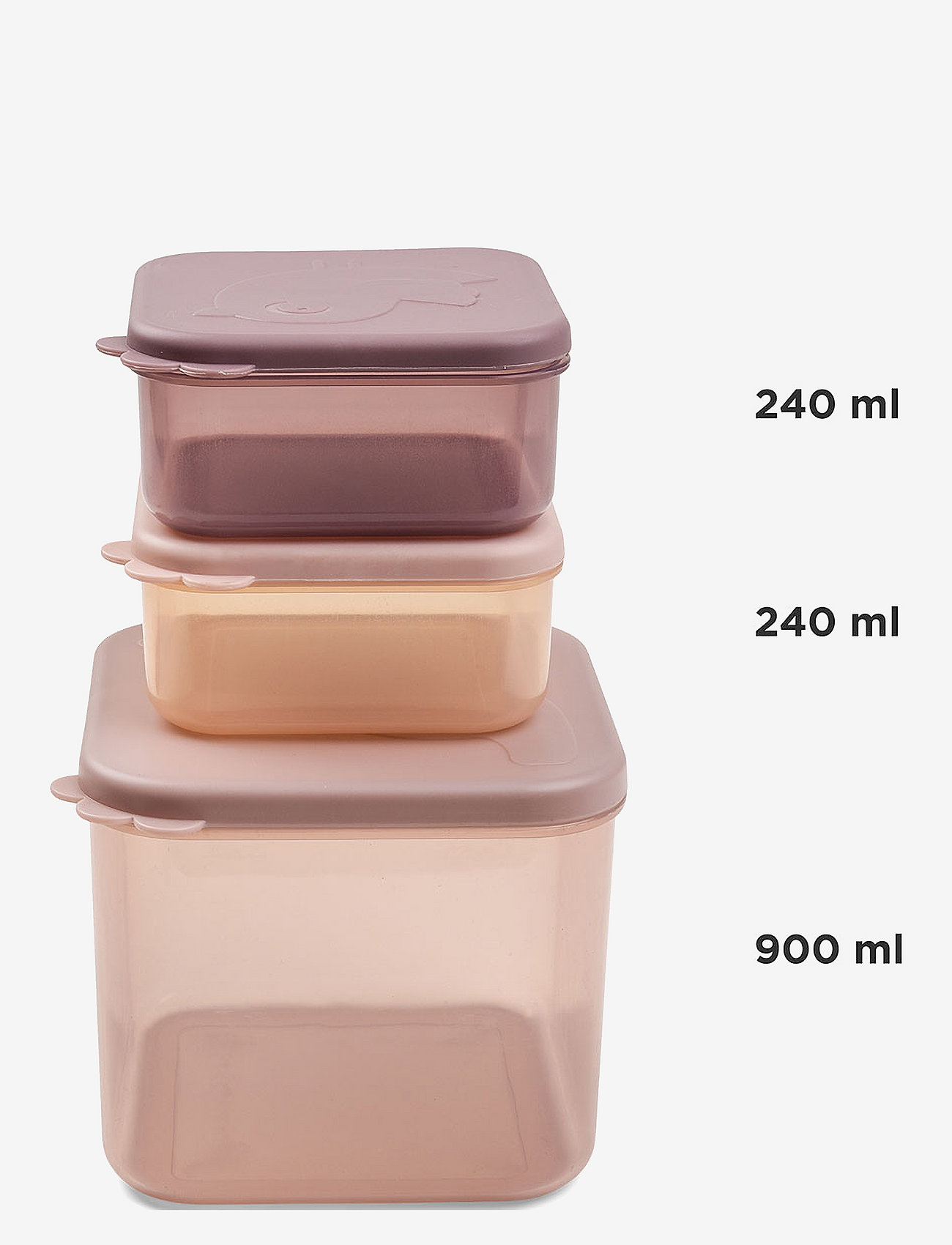 Done by Deer - Food storage container set M Elphee Powder - storage boxes - powder - 1