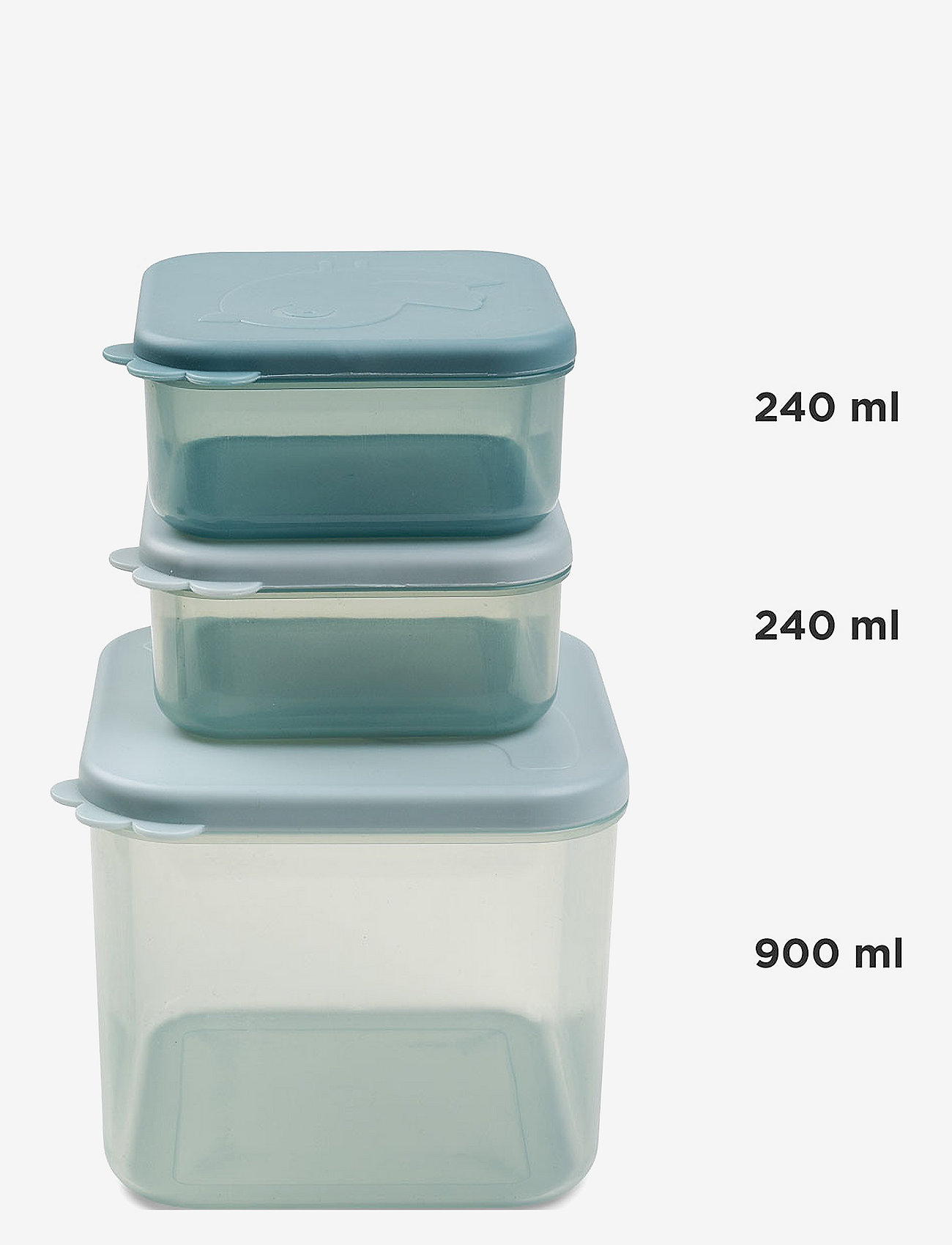 Done by Deer - Food storage container set M Elphee Blue - aufbewahrungsboxen - blue - 1