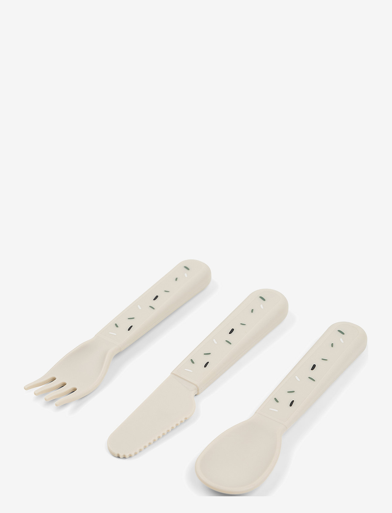 Done by Deer - Foodie cutlery set Confetti Sand - serveringsset - sand - 1