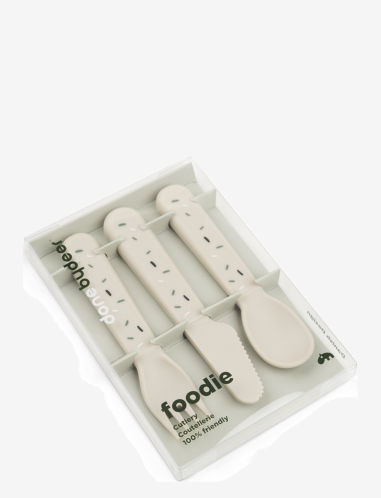 Done by Deer - Foodie cutlery set Confetti Sand - serveringsset - sand - 2