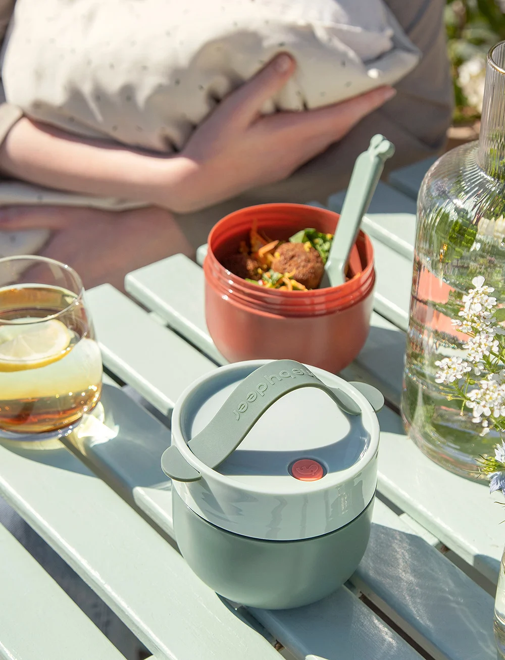 Done by Deer - To go lunch bowl Green - behälter für babynahrung - green - 3