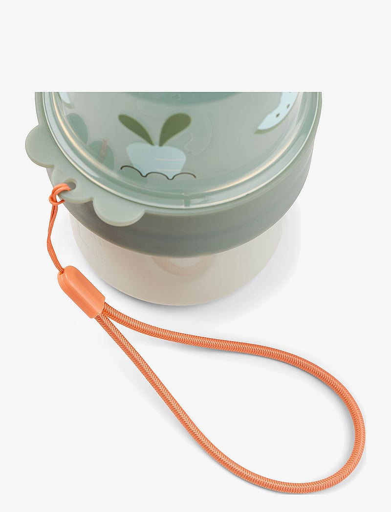 Done by Deer - To go 2-way snack container S Birdee Green - pojemniki na żywność dla niemowląt - green - 2