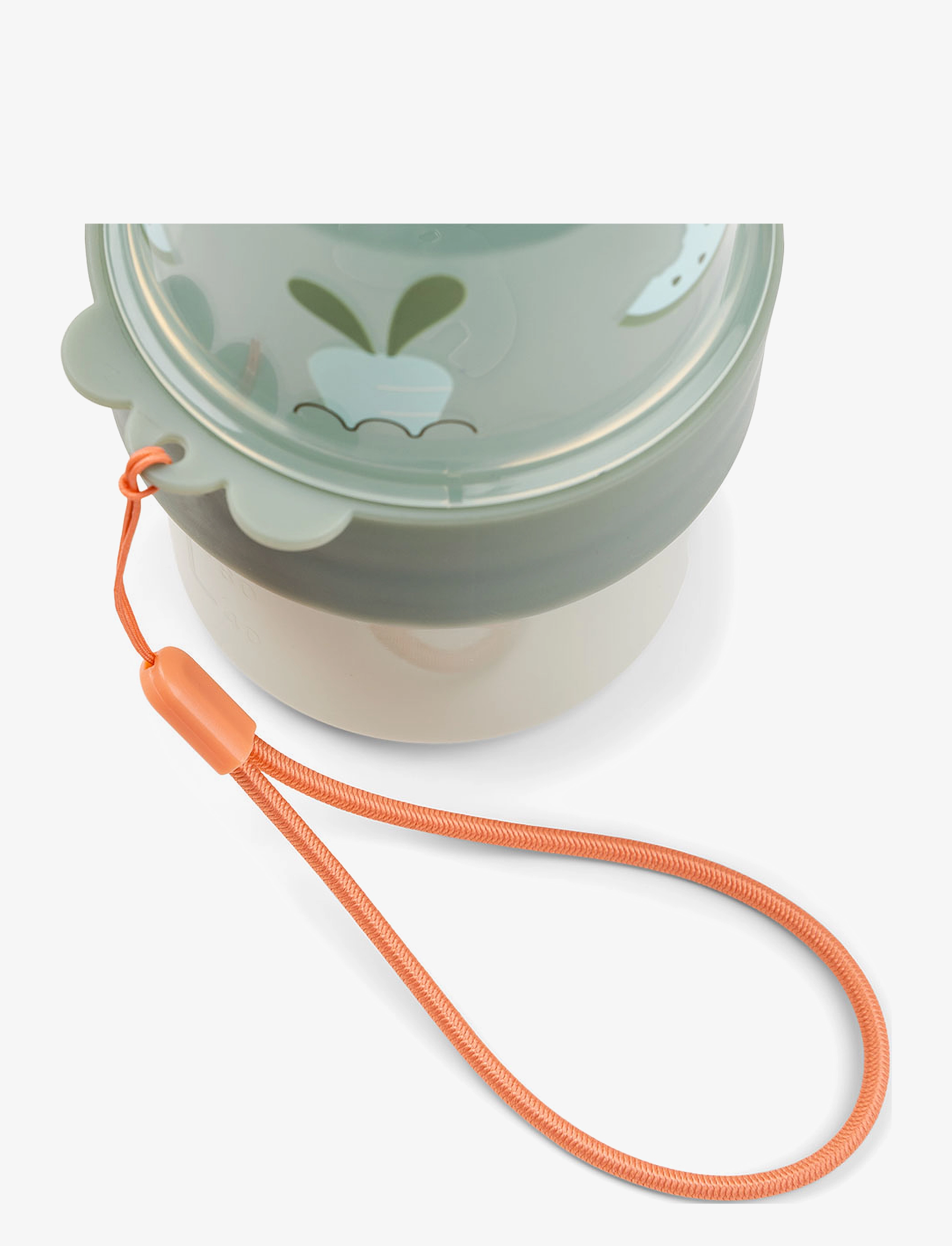 Done by Deer - To go 2-way snackbøtte S Birdee Grøn - opbevaringsbøtter til babymad - green - 2