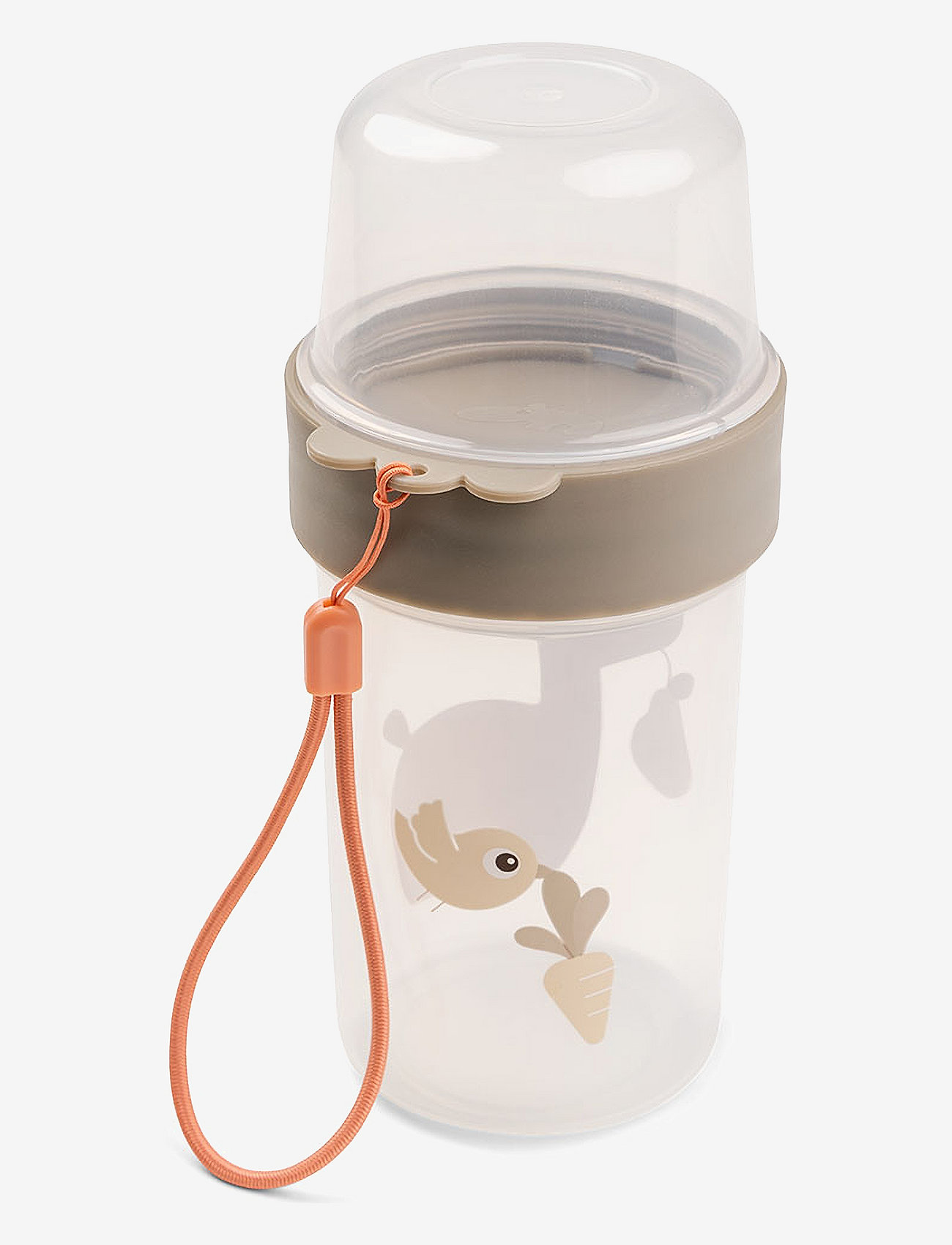 Done by Deer - To go 2-way snack container L Lalee Sand - beebitoidu anumad - sand - 1