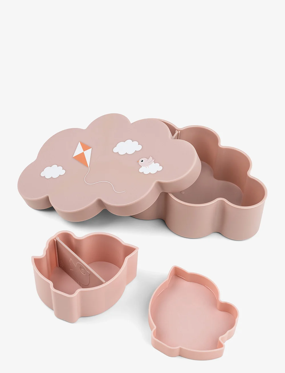 Done by Deer - Lunch & snack box w/straw bottle Playground Powder - biberons - powder - 1