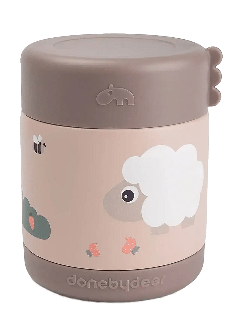 Done by Deer - Insulated food jar Tiny farm Powder 300 ml - behälter für babynahrung - powder - 1