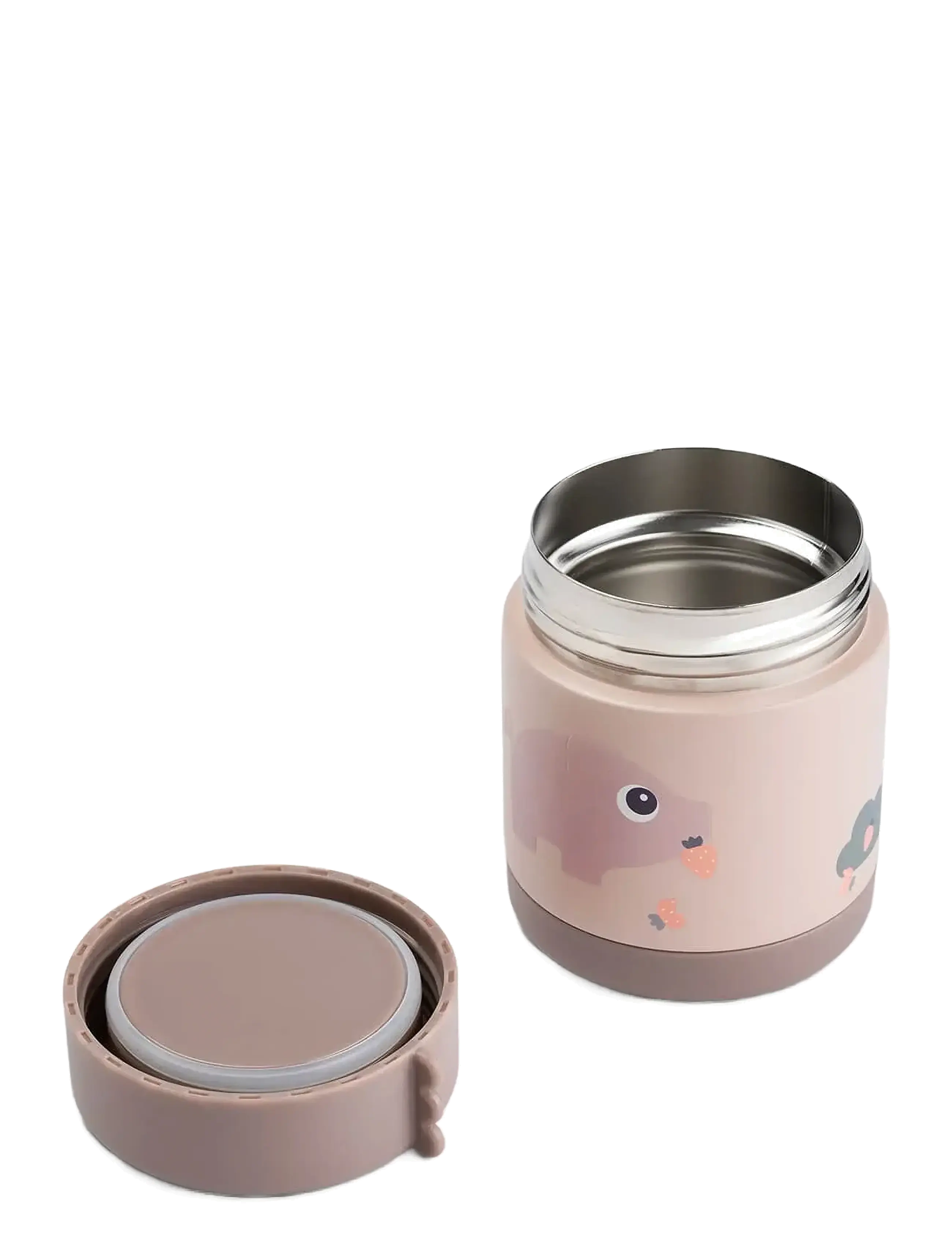 Done by Deer - Insulated food jar Tiny farm Powder 300 ml - mazuļu ēdiena trauki - powder - 2
