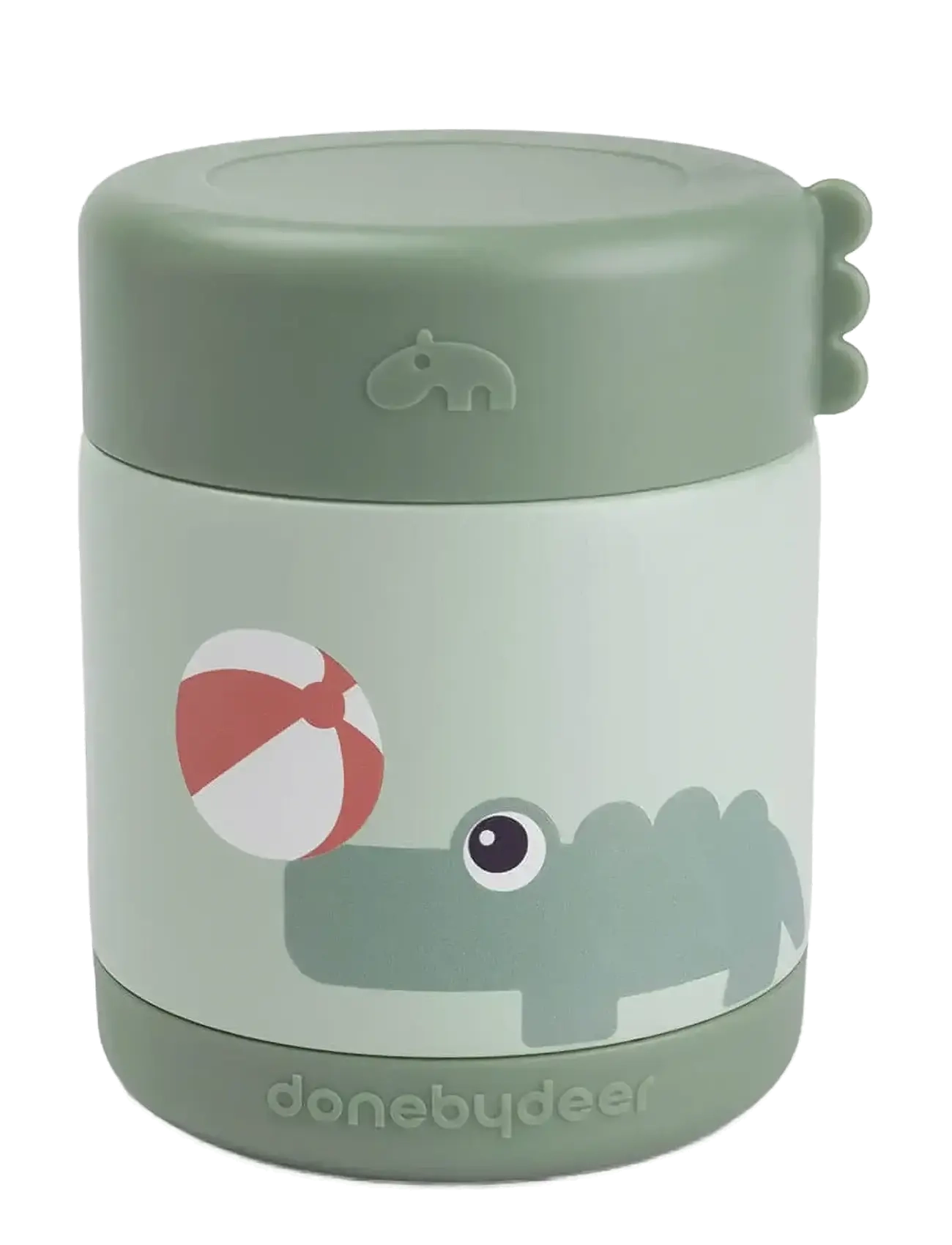 Done by Deer Insulated food jar Playground Green 300 ml - Done by Deer - GREEN / green