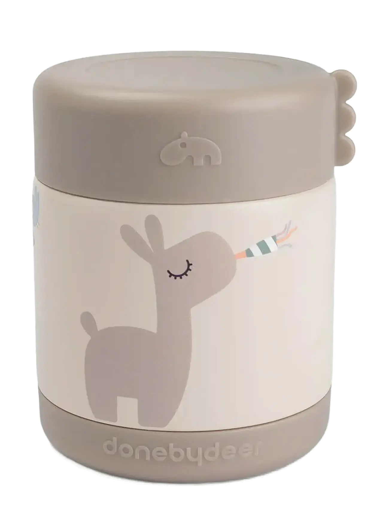 Done by Deer - Insulated food jar Celebration Sand 300 ml - bakjes voor babyvoeding - sand - 1