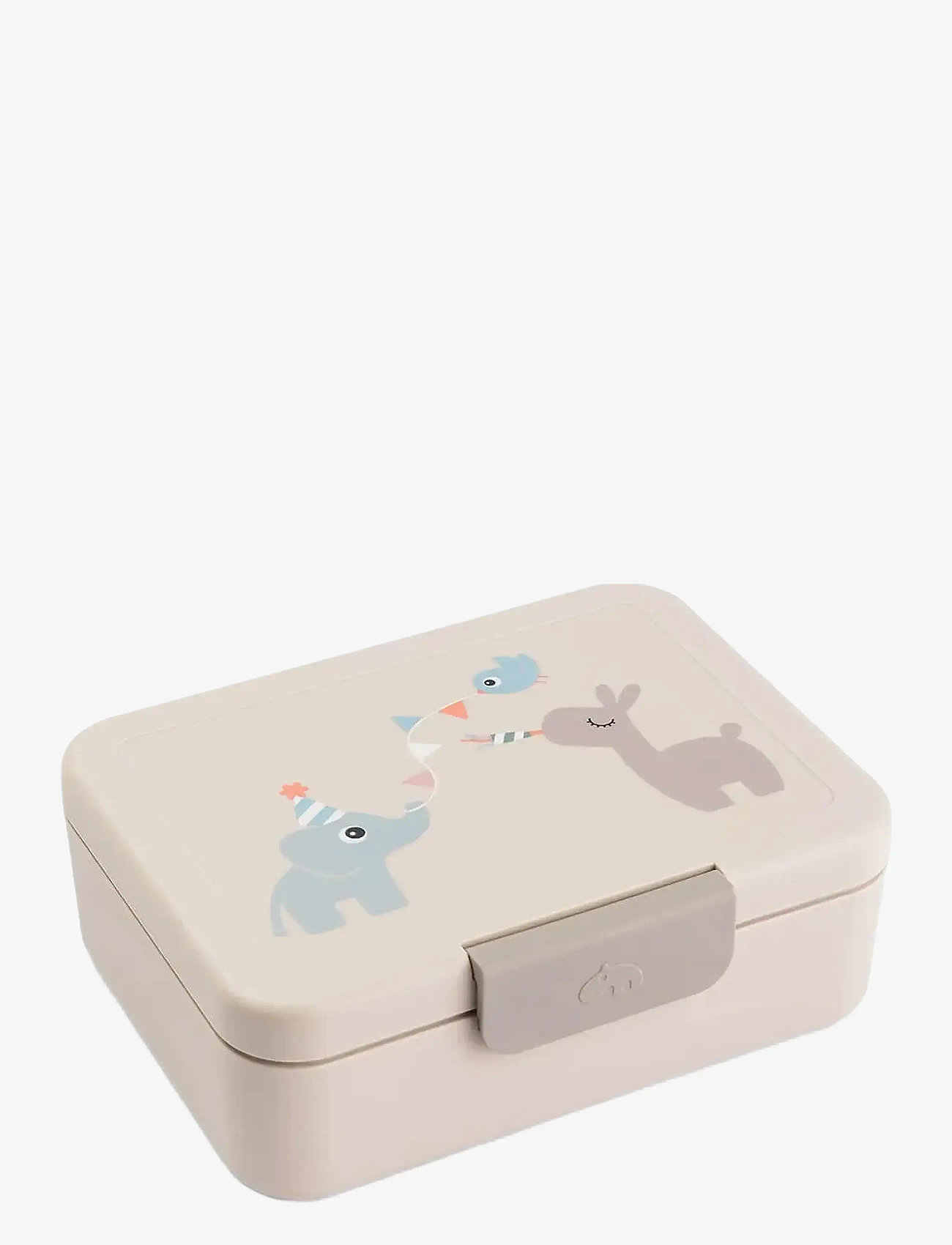 Done by Deer - Lunch box w/divider Celebration Sand - lunchlådor - sand - 1