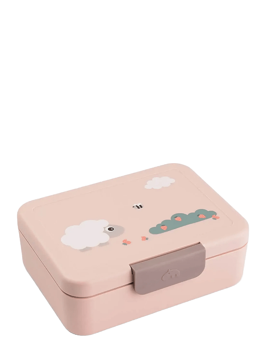 Done by Deer - Lunch box w/divider Tiny farm Powder - lõunasöögikarbid - powder - 1
