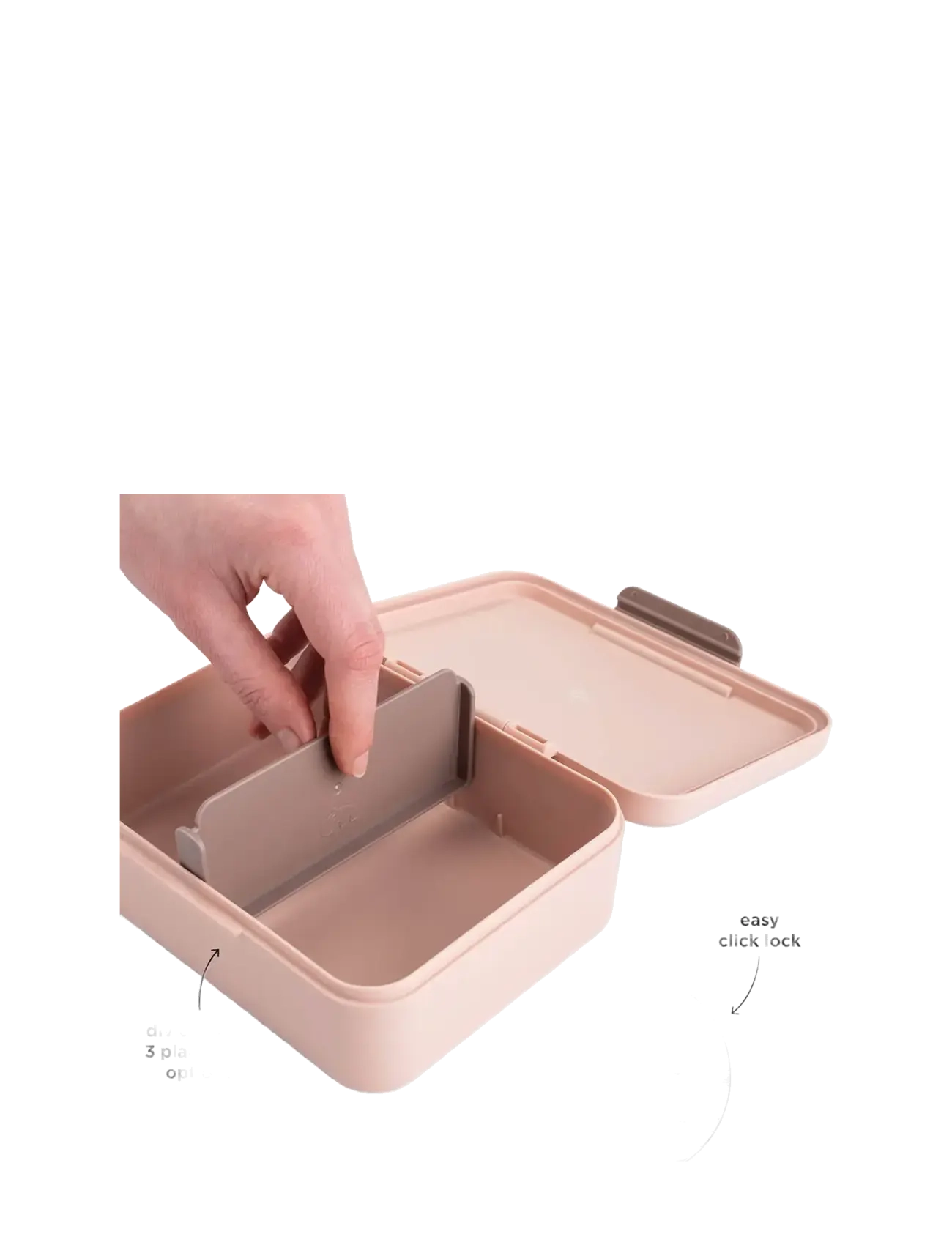 Done by Deer - Lunch box w/divider Tiny farm Powder - lõunasöögikarbid - powder - 3