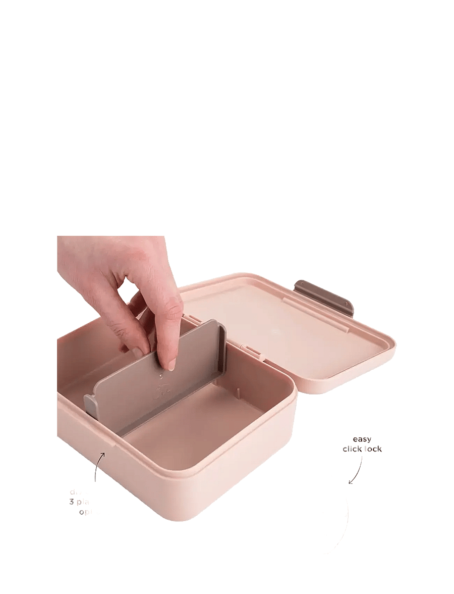 Done by Deer - Lunch box w/divider Tiny farm Powder - lõunasöögikarbid - powder - 3