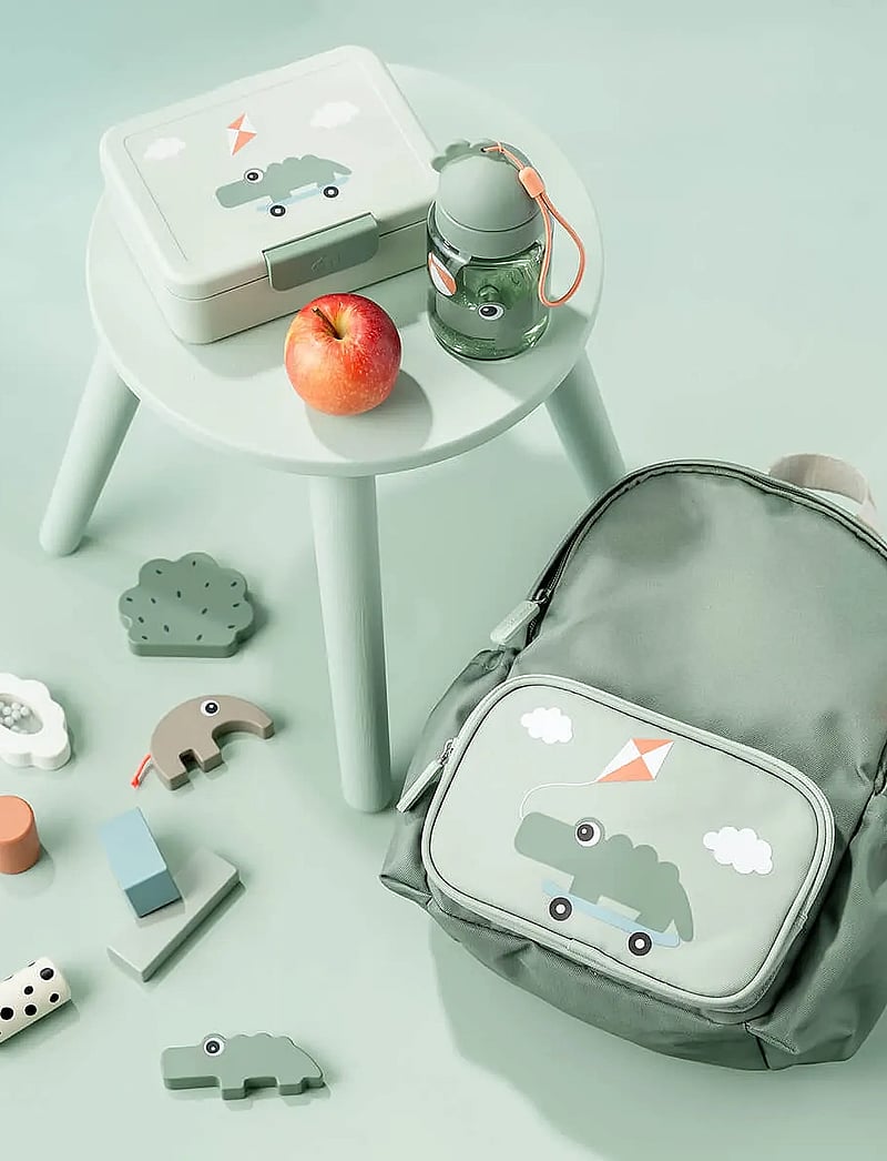 Done by Deer - Lunch box w/divider Playground Green - lõunasöögikarbid - green - 0