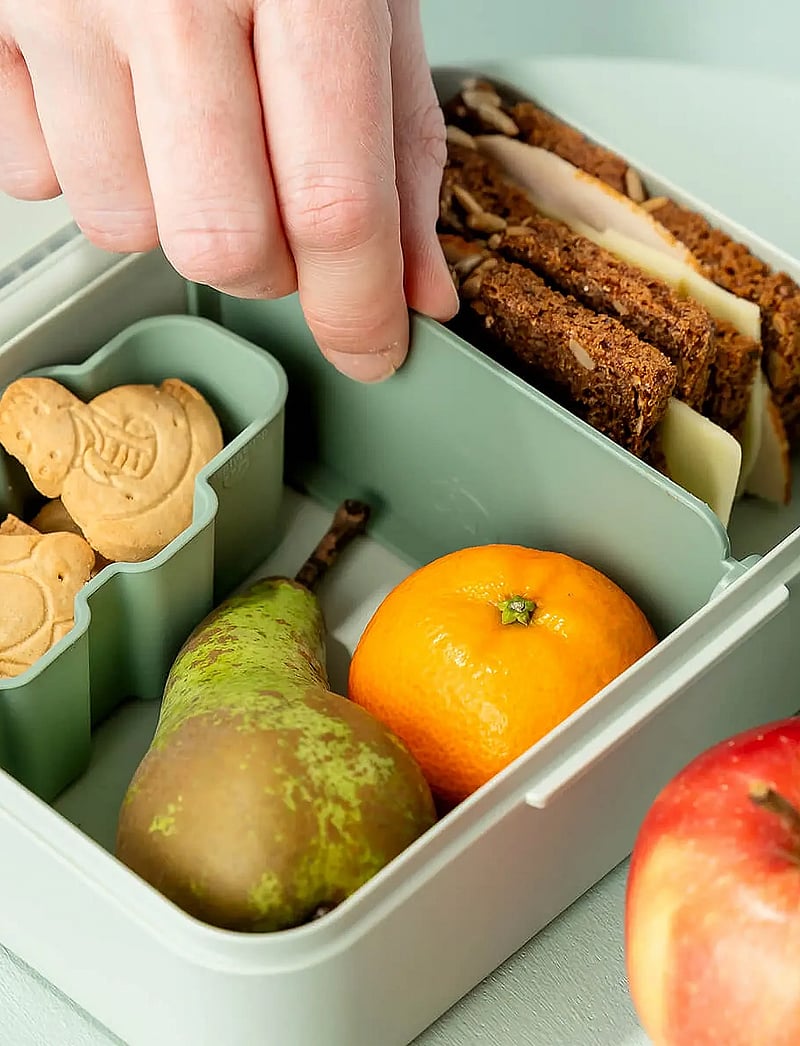 Done by Deer - Lunch box w/divider Playground Green - lõunasöögikarbid - green - 5
