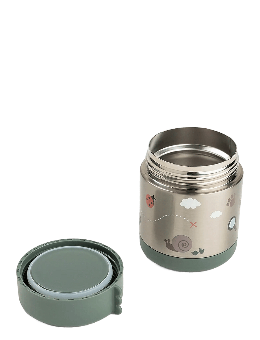 Done by Deer - Insulated food jar Tiny trails Green 300 ml - beebitoidu anumad - green - 2