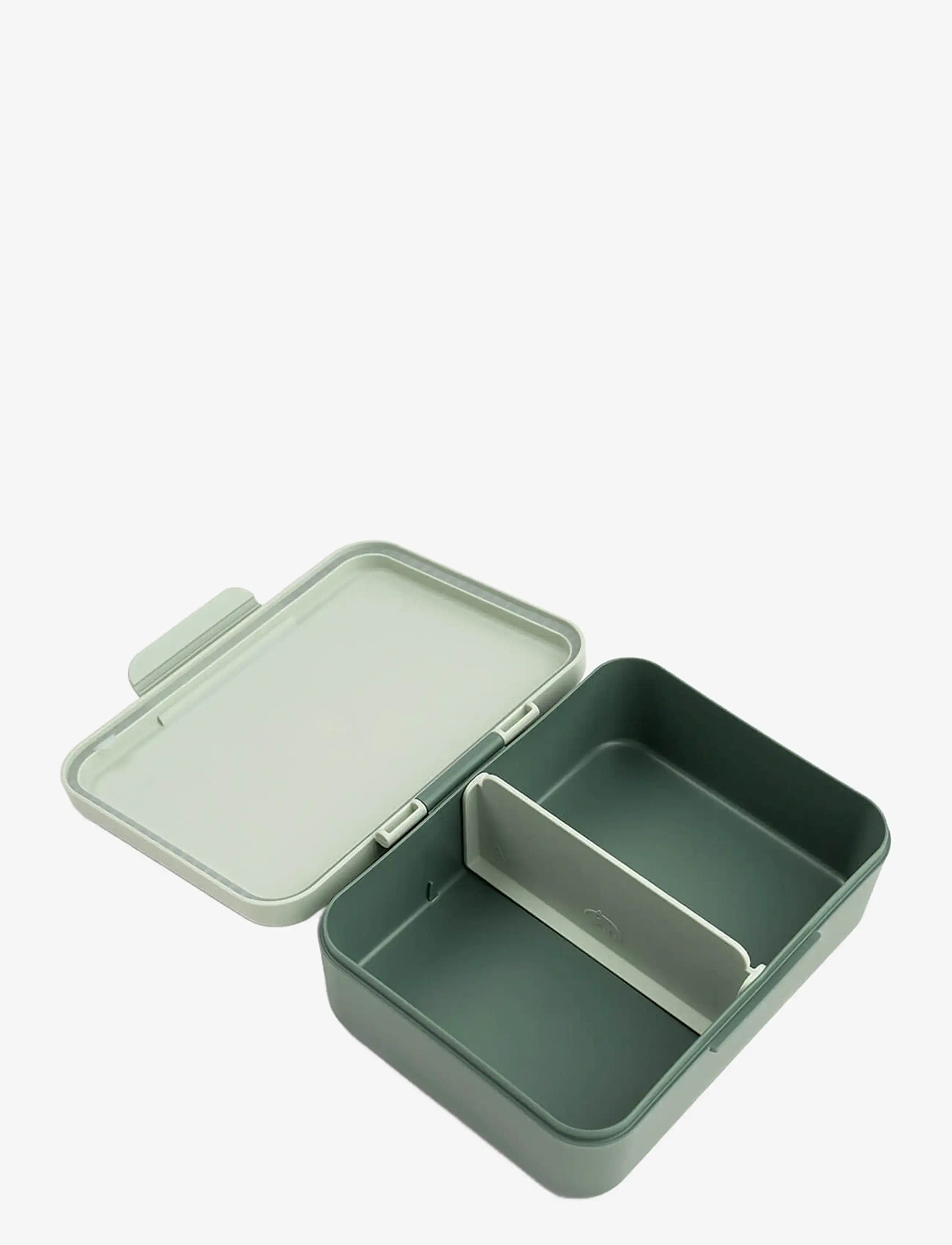 Done by Deer - Lunch box w/divider Tiny trails Green - baby food containers - green - 2