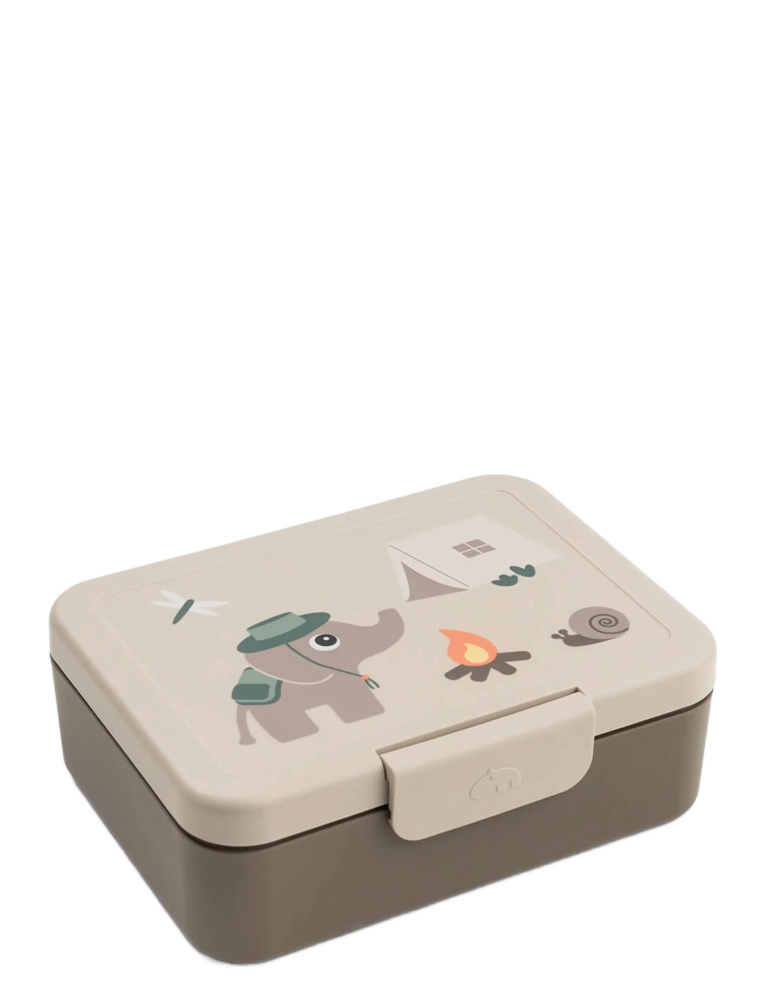 Done by Deer Lunch box w/divider Tiny trails Sand - Päikeseprillid - SAND / beige