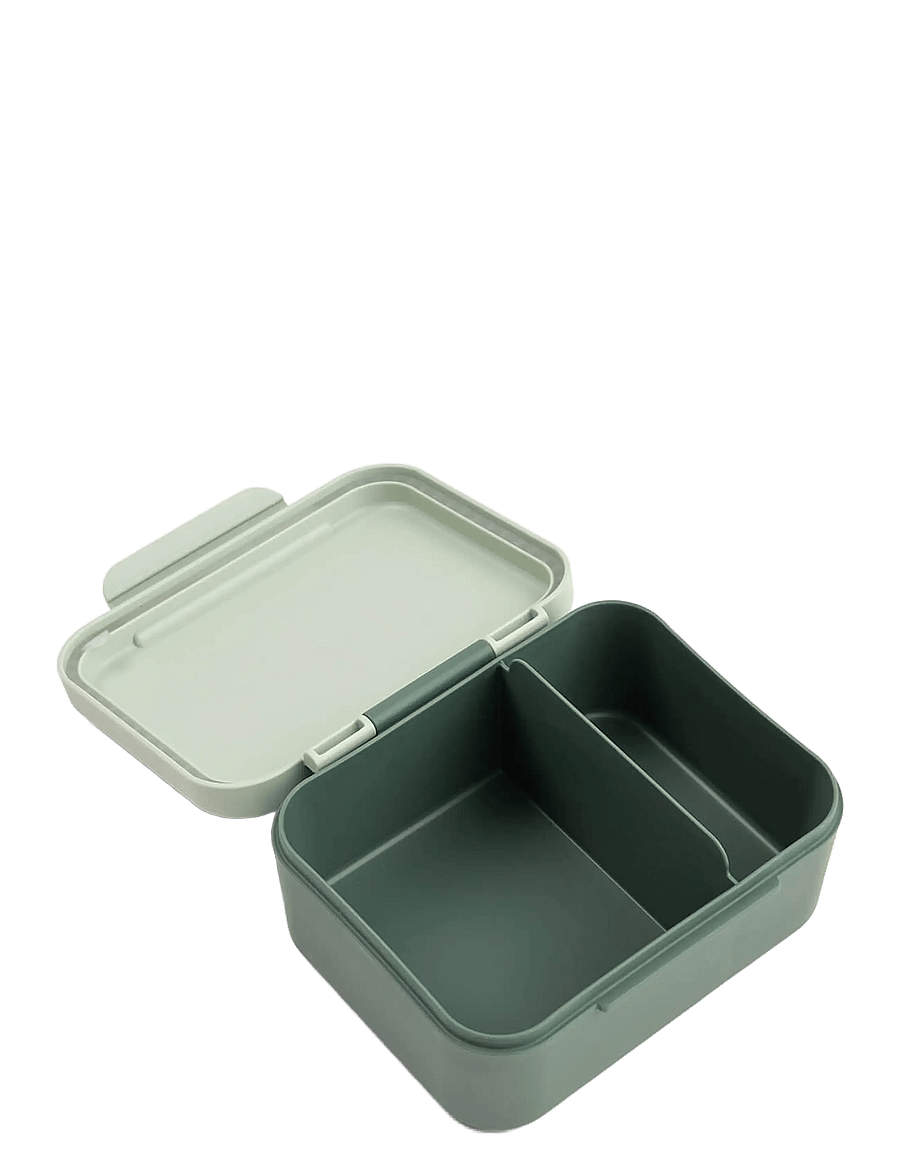 Done by Deer - Tiny lunch box w/snack picks Tiny trails Green - behälter für babynahrung - green - 1
