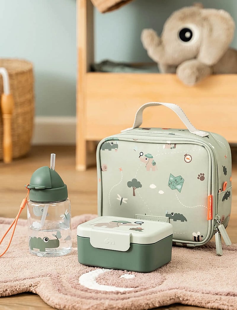Done by Deer - Tiny lunch box w/snack picks Tiny trails Green - behälter für babynahrung - green - 5