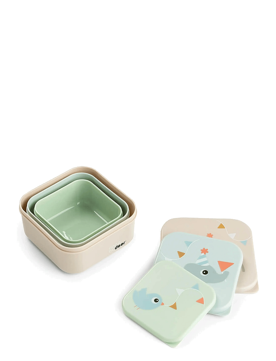 Done by Deer - Snack box set 3 pcs Celebration Colour mix - colour mix - 2
