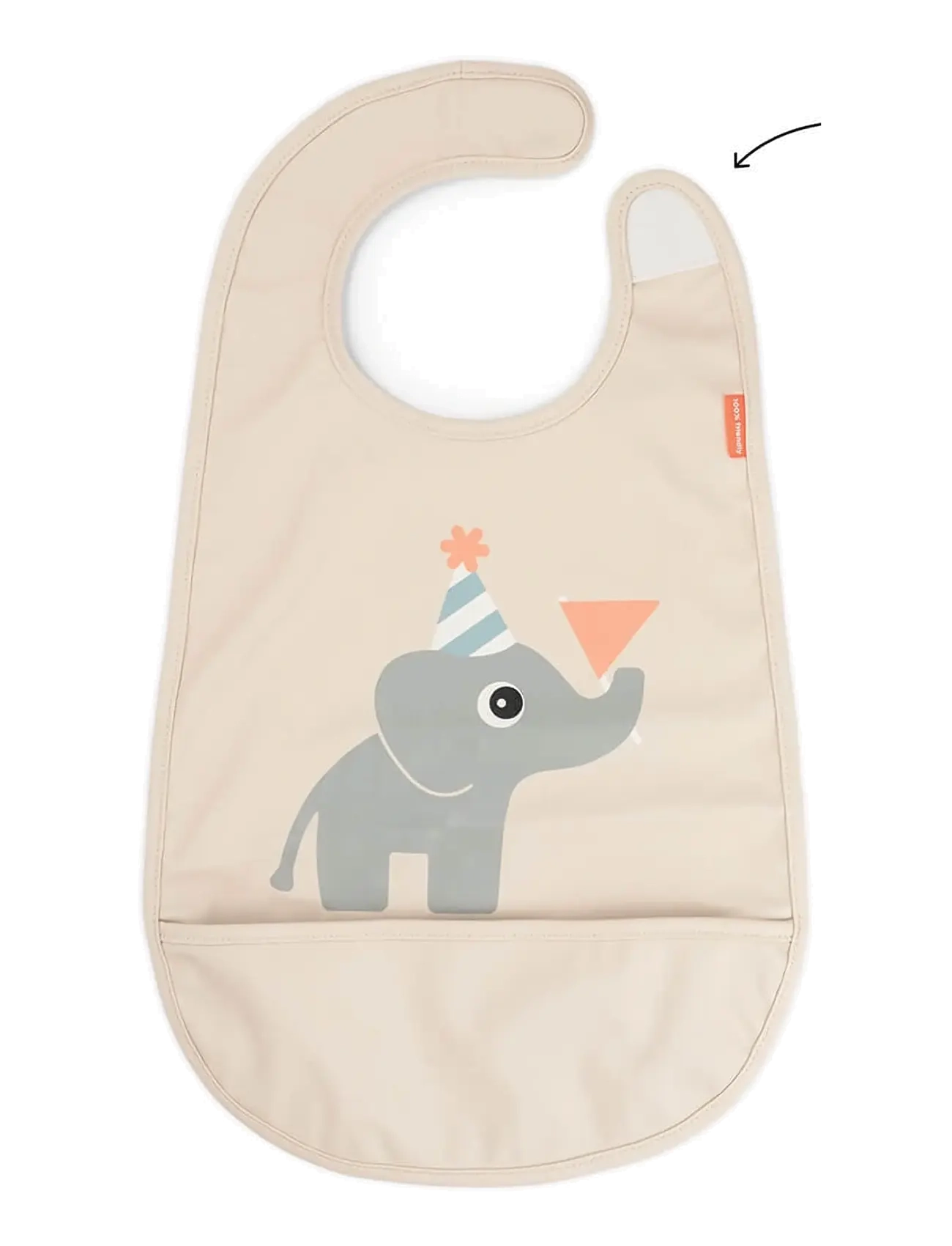 Done by Deer - Bib w/velcro Celebration Sand - Ärmellose lätzchen - sand - 3