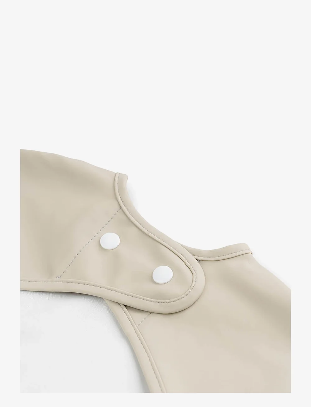 Done by Deer - Sleeved pocket bib Lalee Sand - langerma smekkbuxur - sand - 2
