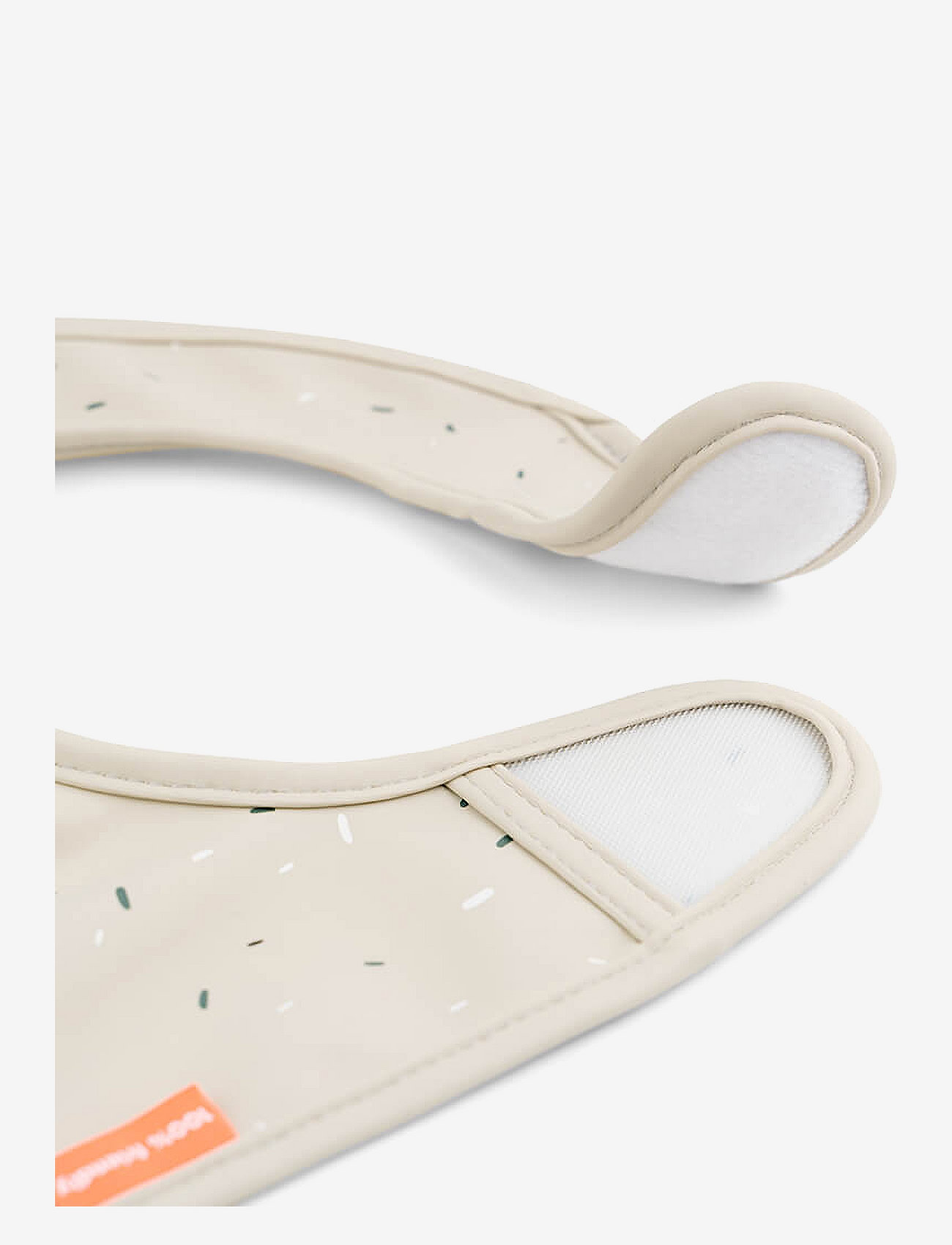 Done by Deer - Bib w/velcro 2-pack Lalee Sand - varrukateta pudipõlled - sand - 1