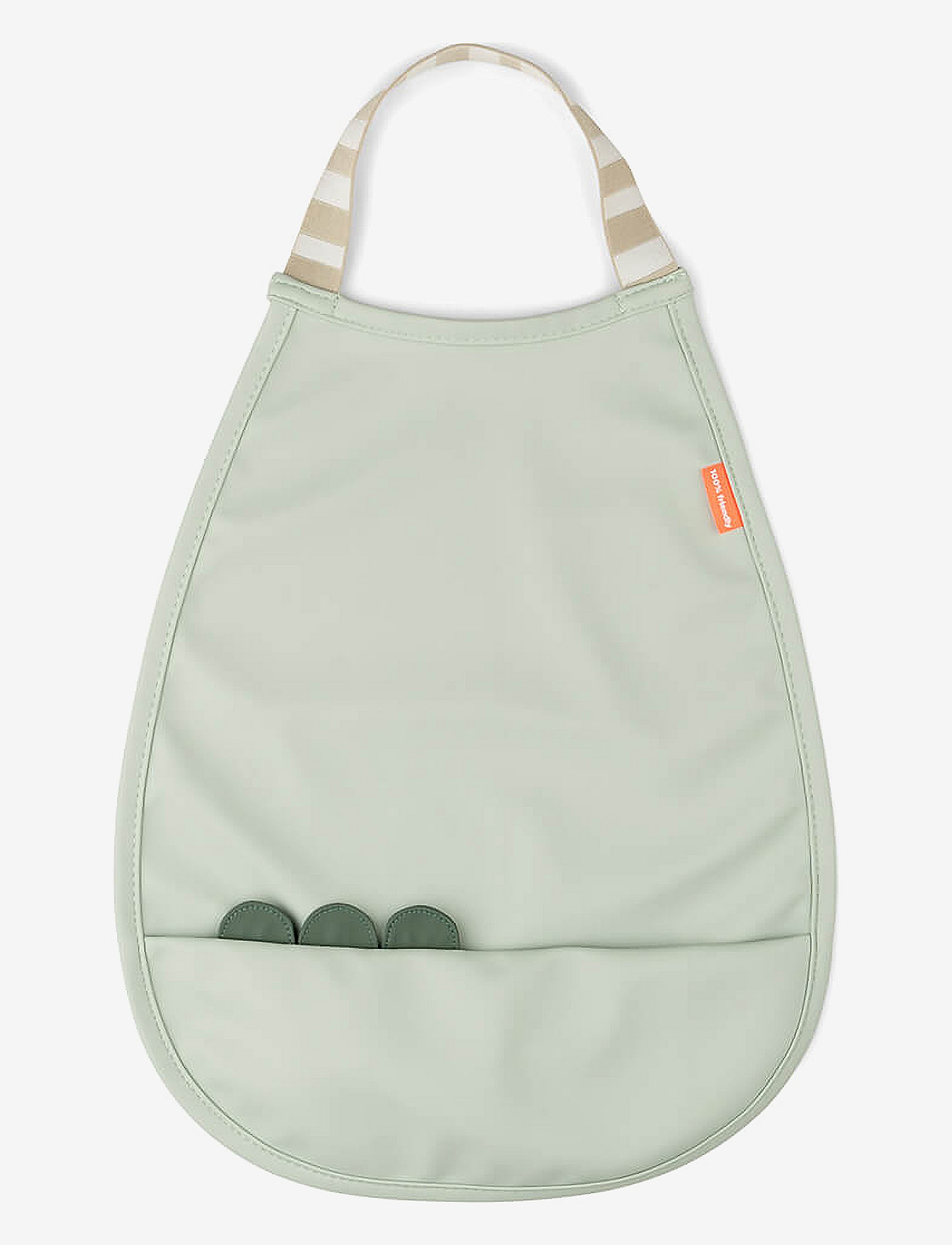 Done by Deer - Pull-over bib Croco Green - Ärmellose lätzchen - green - 1