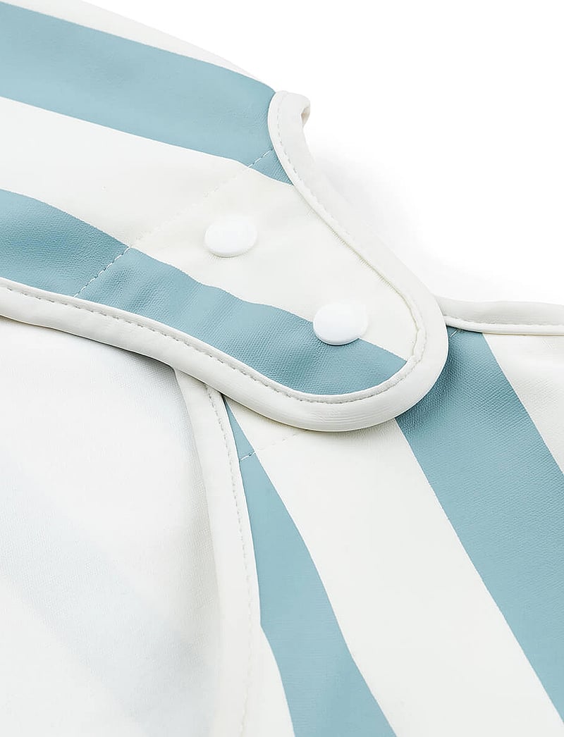 Done by Deer - Sleeved pocket bib Stripes Blue - langarmlätzchen - blue - 3