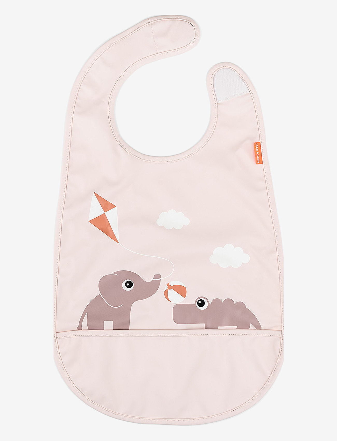 Done by Deer - Bib w/velcro Playground Powder - powder - 0