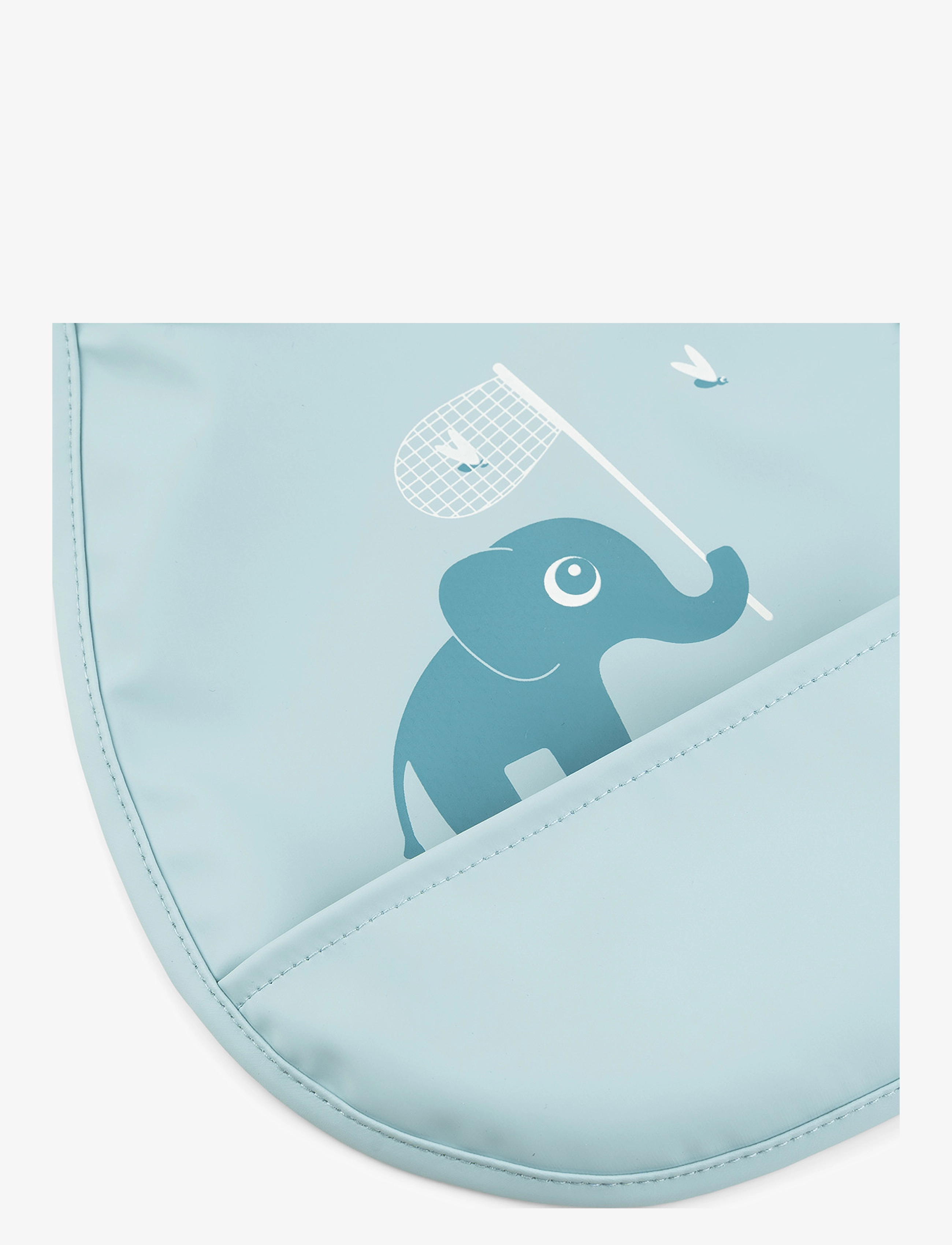 Done by Deer - Tiny pocket bib 2-pack Elphee Blue - slabbetjes zonder mouwen - blue - 2