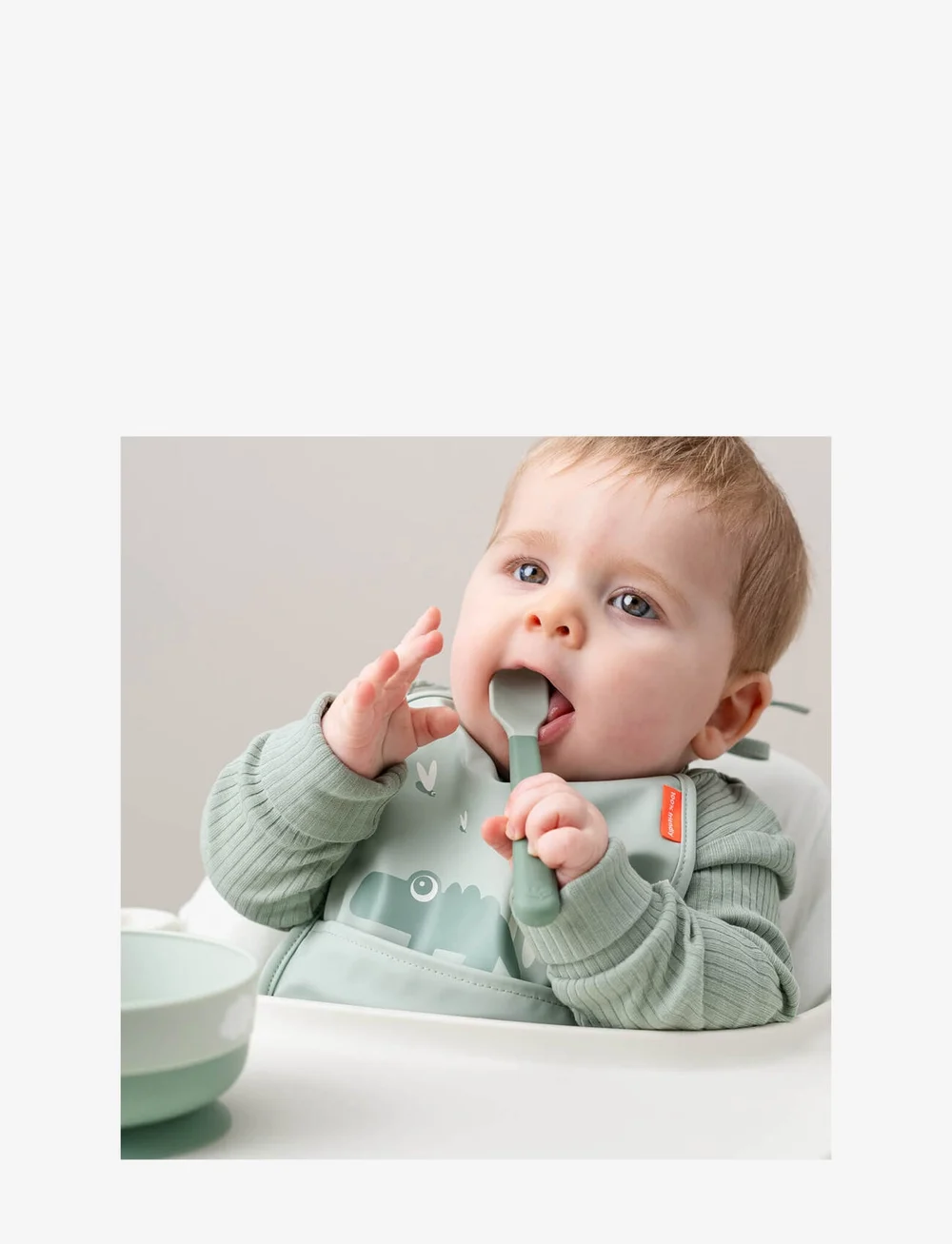 Done by Deer - Tiny pocket bib 2-pack Elphee Blue - varrukateta pudipõlled - blue - 5