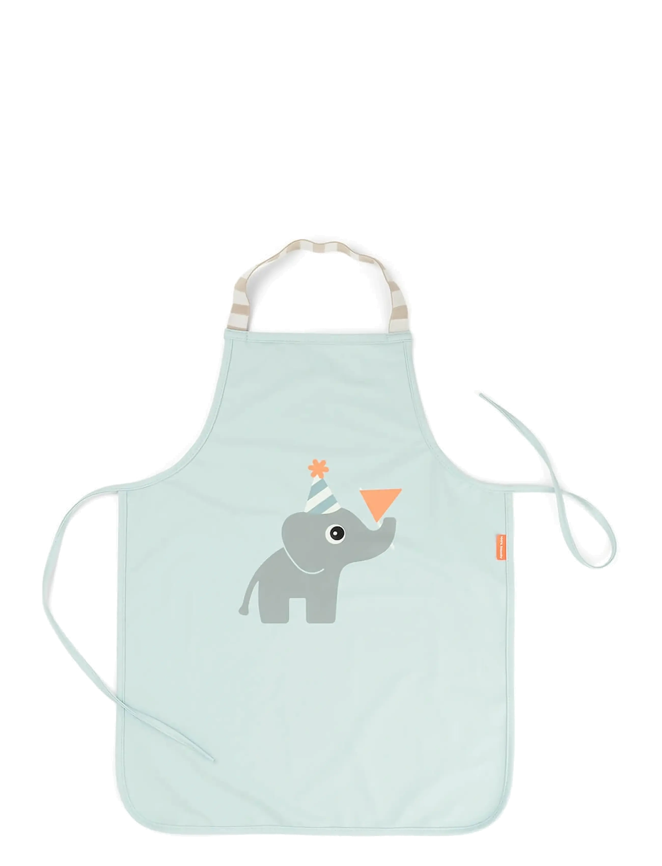 Done by Deer Waterproof Kids Apron Celebration Blue, Forklæde, Blå, Str: 48X 38CM