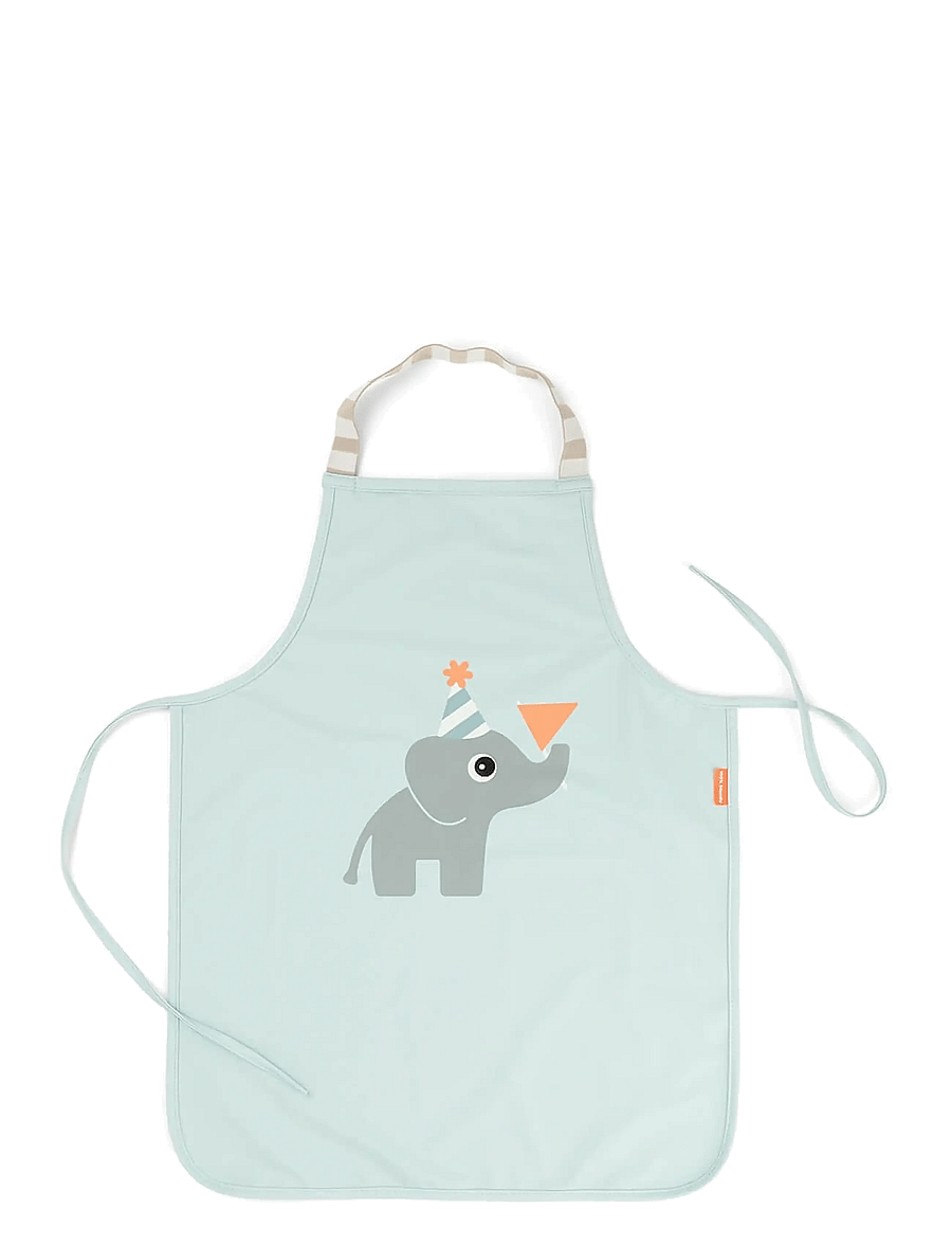 Done by Deer - Waterproof kids apron Celebration Blue - schürzen - blue - 1