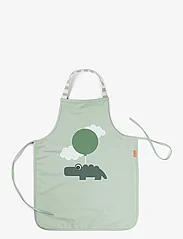 Done by Deer - Waterproof kids apron Happy clouds Green - green - 0