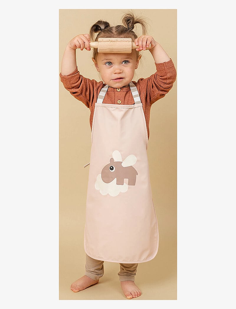 Done by Deer - Waterproof kids apron Lalee Sand - schürzen - sand - 4