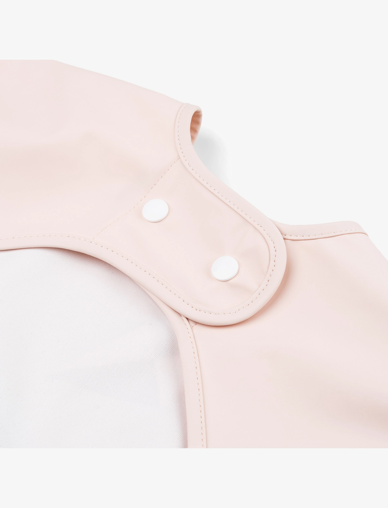 Done by Deer - Sleeved pocket bib Playground Powder - langarmlätzchen - powder - 2