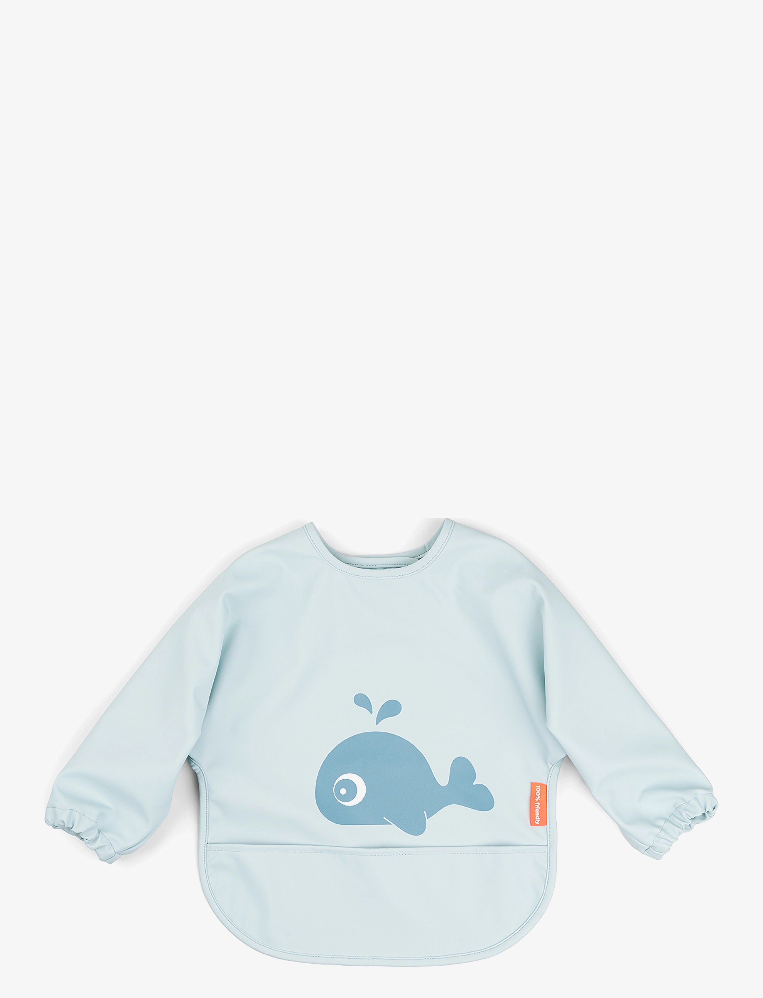 Sleeved pocket bib Wally Blue