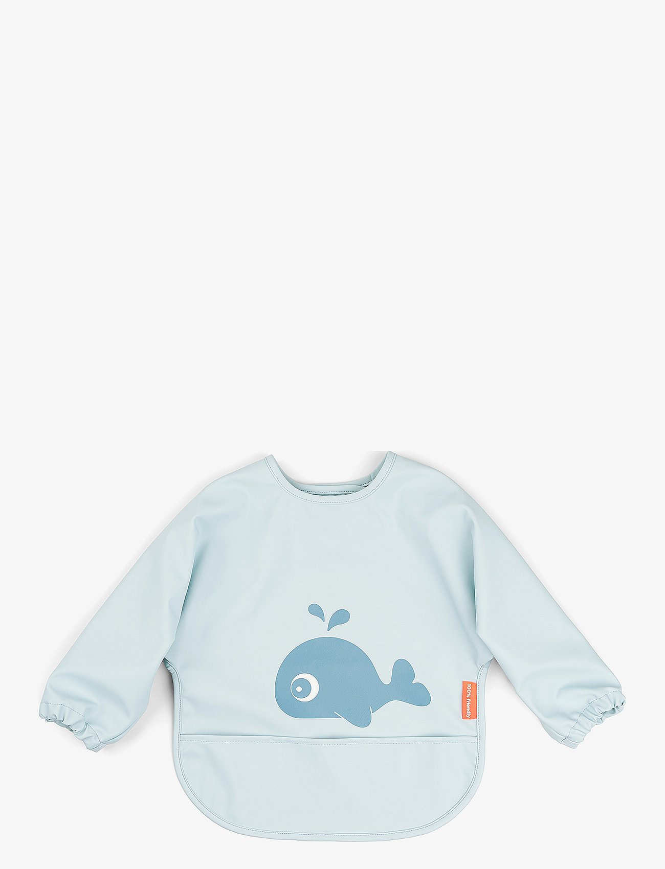 Sleeved pocket bib Wally Blue
