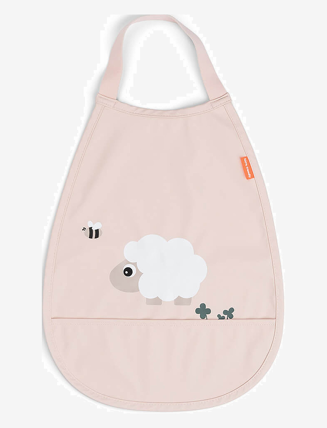 Done by Deer - Pull-over bib Tiny farm Powder - dregglisar - powder - 0