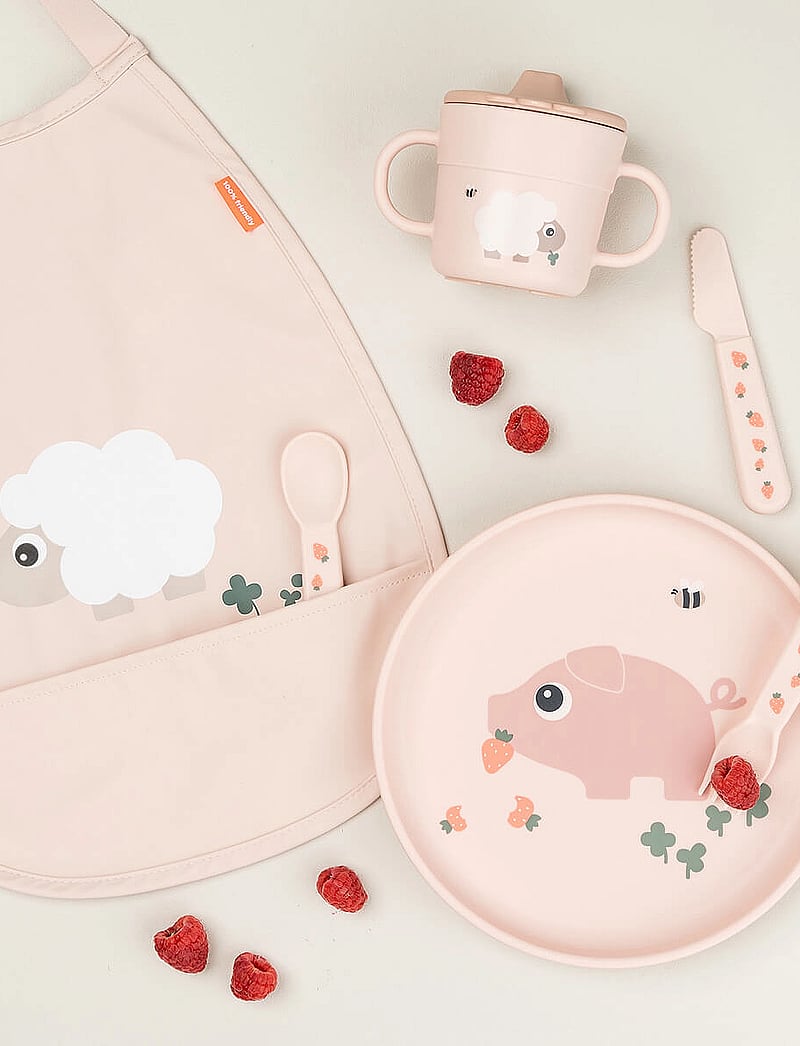 Done by Deer - Pull-over bib Tiny farm Powder - pudipõlled - powder - 2