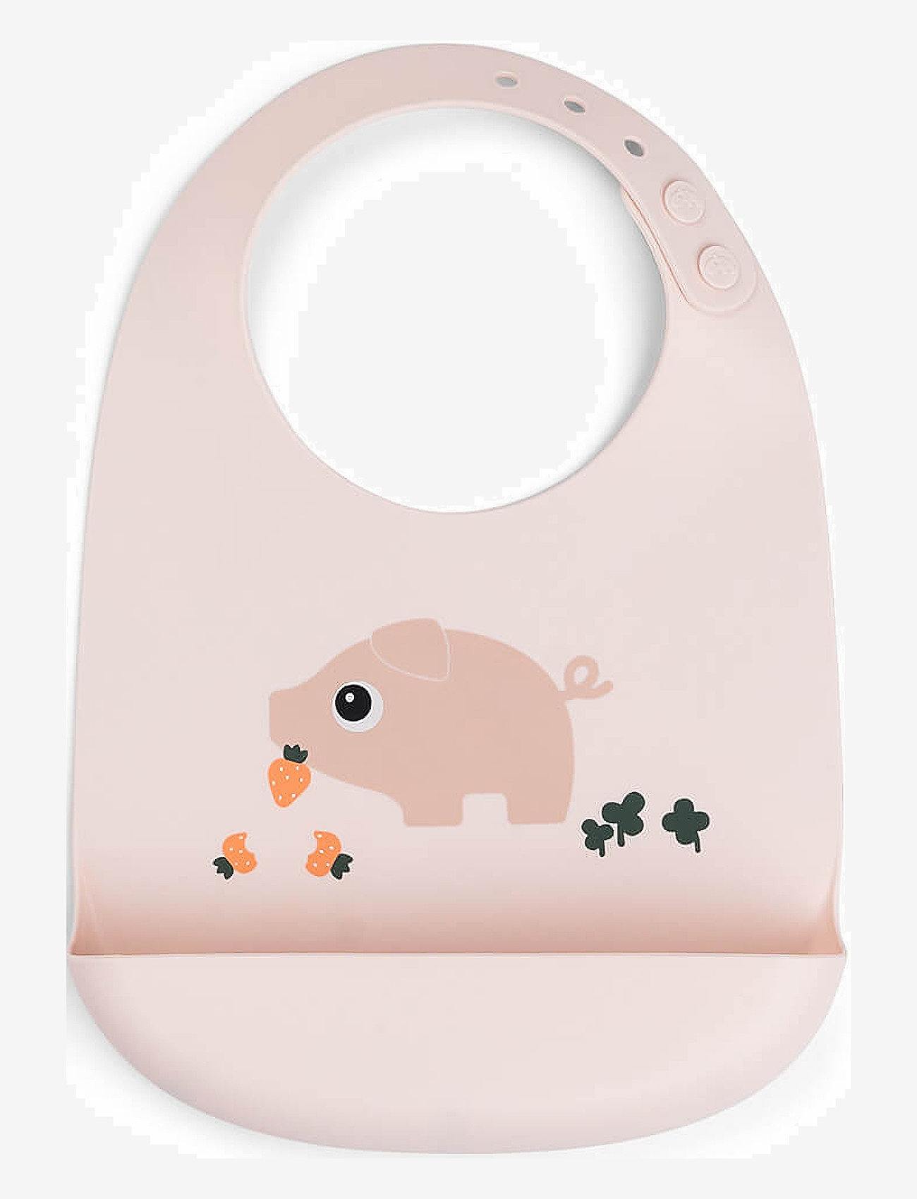 Done by Deer - Silicone bib Pigee Powder - lätzchen - powder - 0