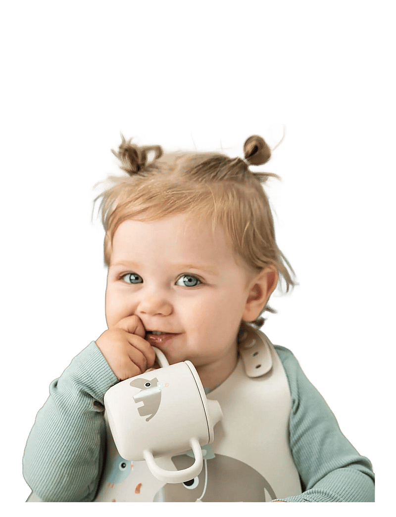 Done by Deer - Silicone bib Celebration Sand - Ärmellose lätzchen - sand - 2