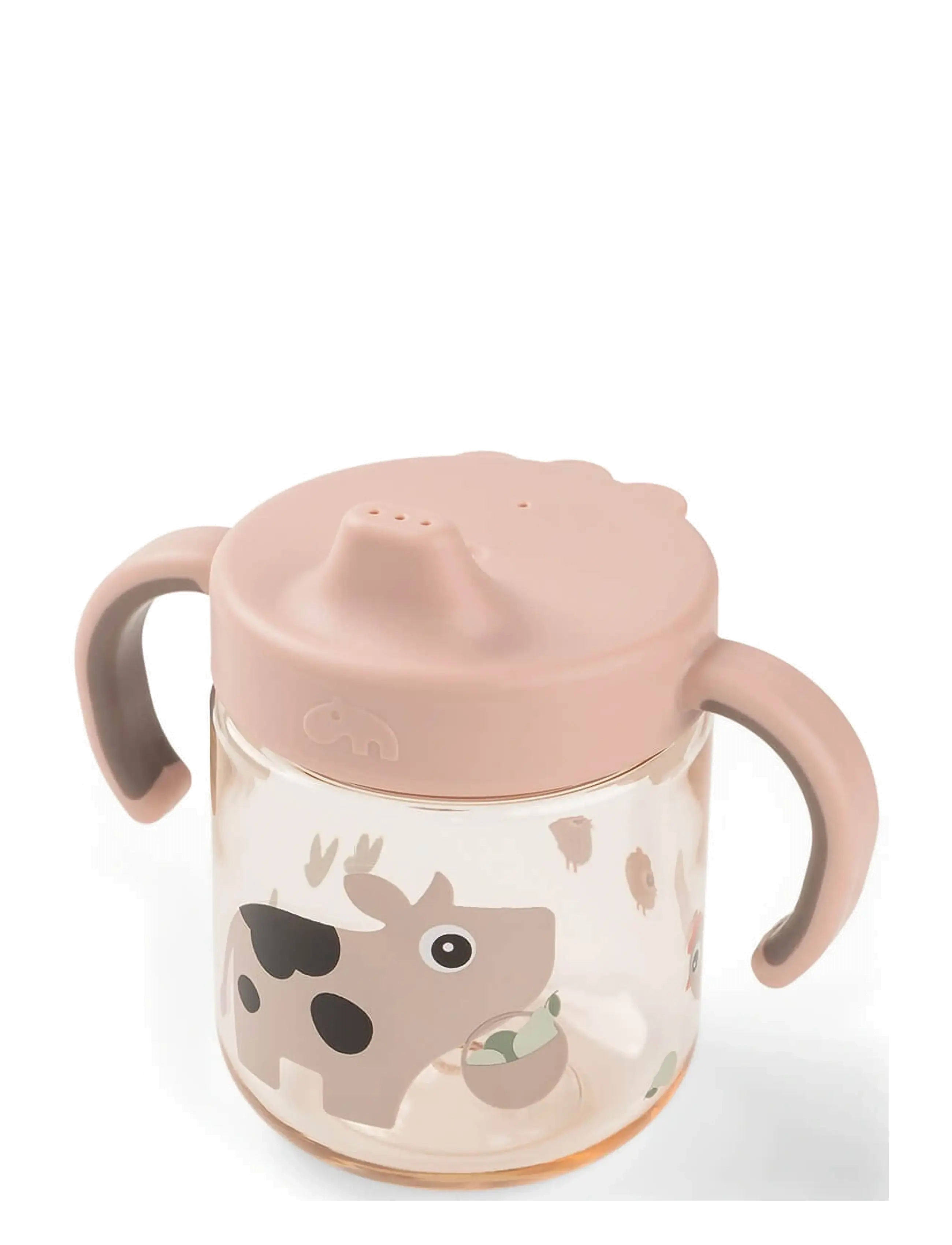 Done by Deer - Learning spout cup 2-handle Tiny farm Powder - schnabeltassen - powder - 3