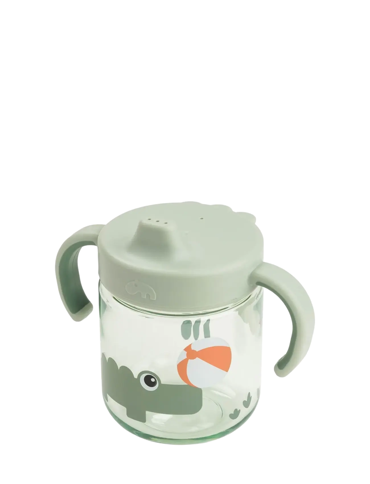 Done by Deer Learning spout cup 2-handle Playground Green - Babyprodukte - GREEN / green