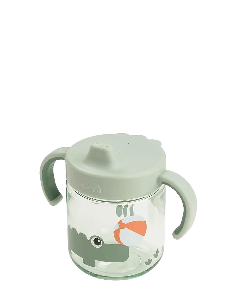 Done by Deer - Learning spout cup 2-handle Playground Green - schnabeltassen - green - 3