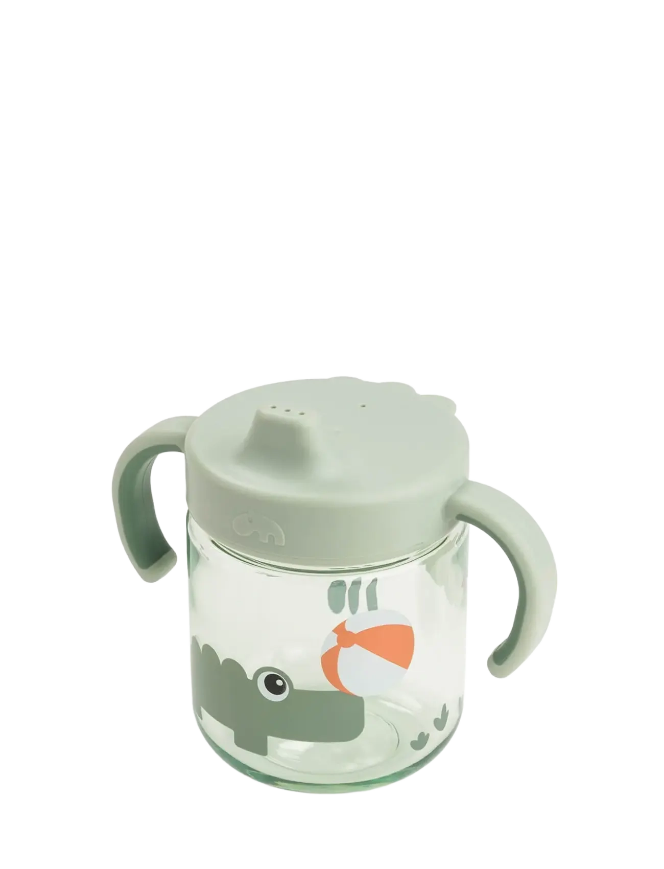 Done by Deer - Learning spout cup 2-handle Playground Green - sippy cups - green - 3