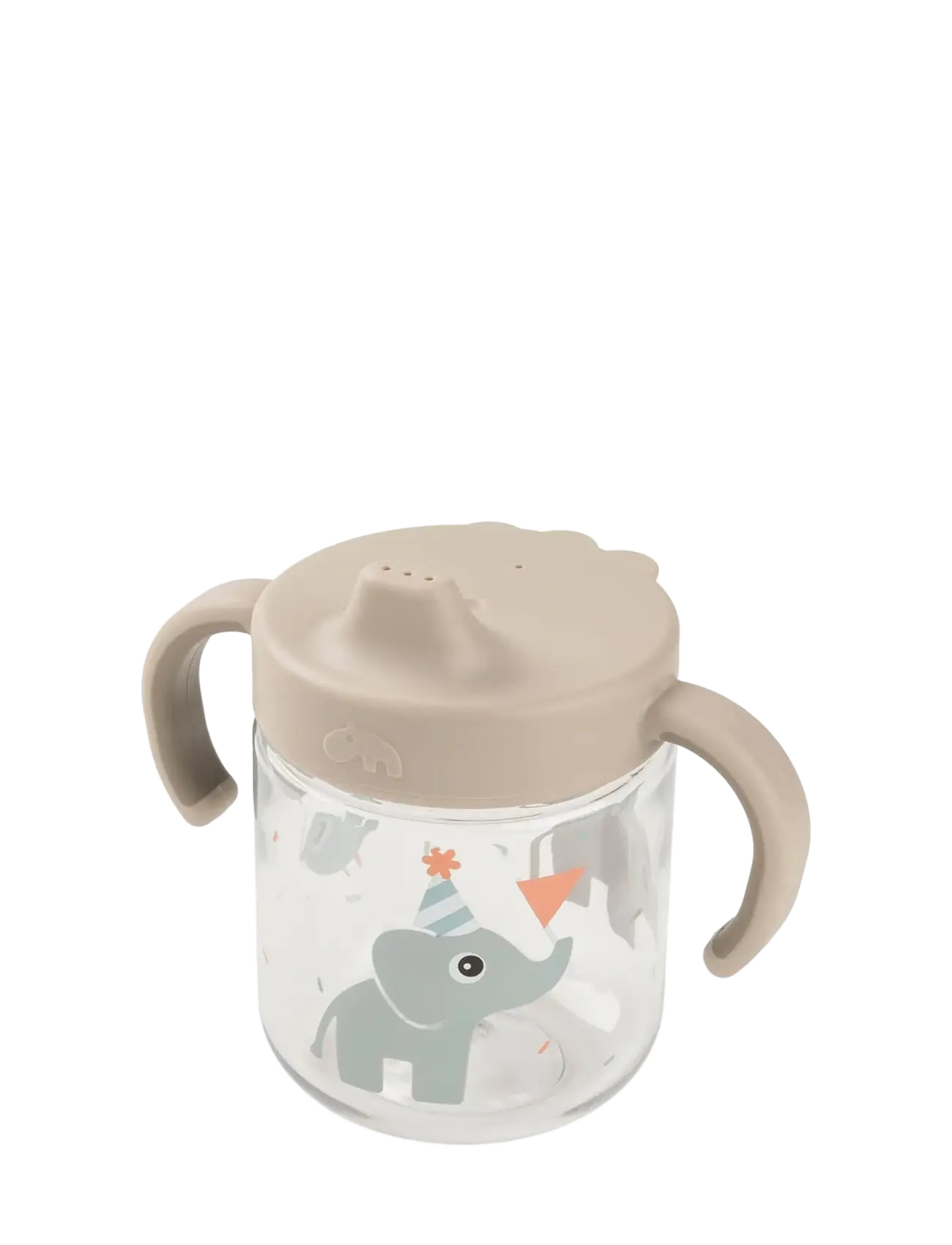 Done by Deer Learning spout cup 2-handle Celebration Sand - Babyprodukte - SAND / beige