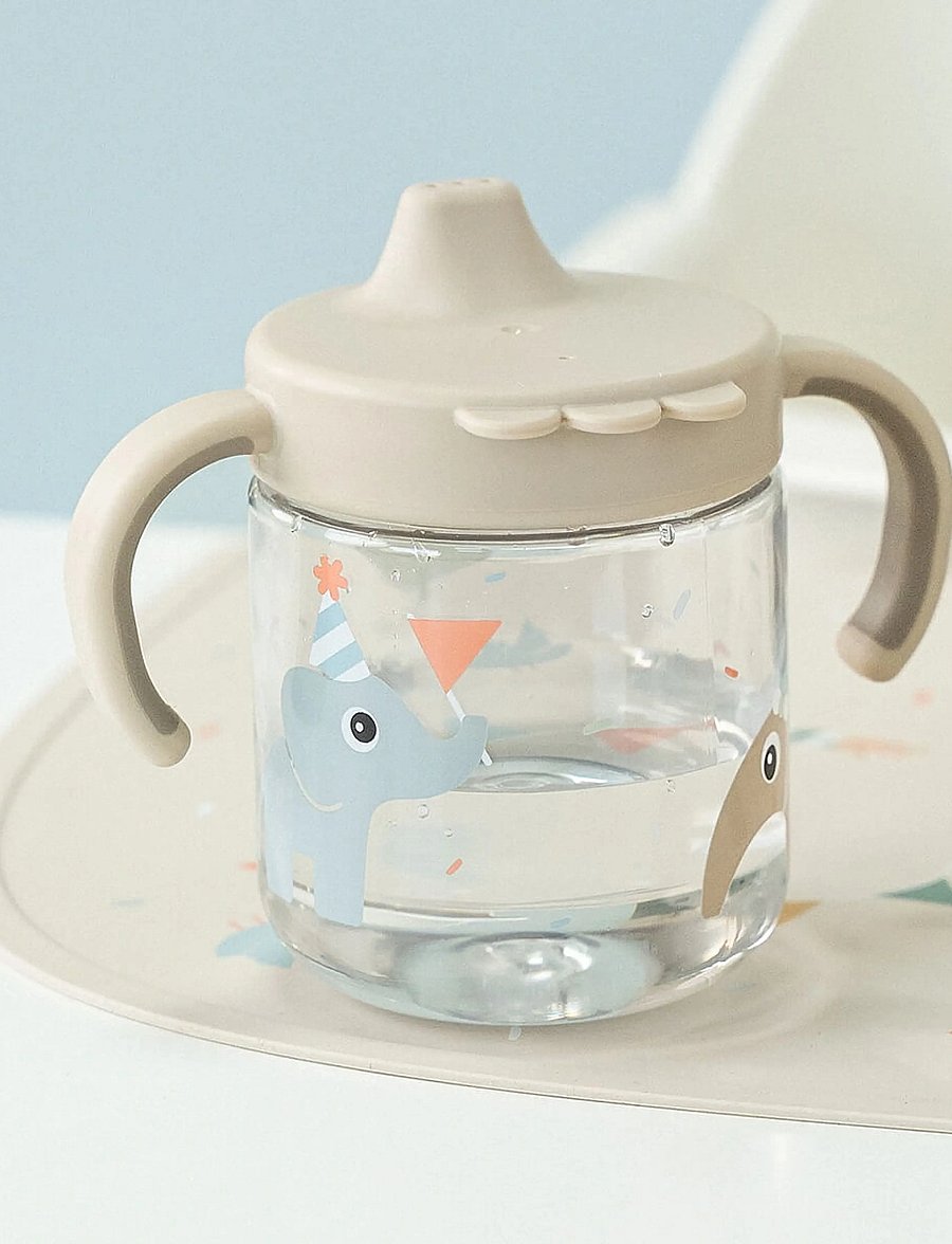 Done by Deer - Learning spout cup 2-handle Celebration Sand - schnabeltassen - sand - 5